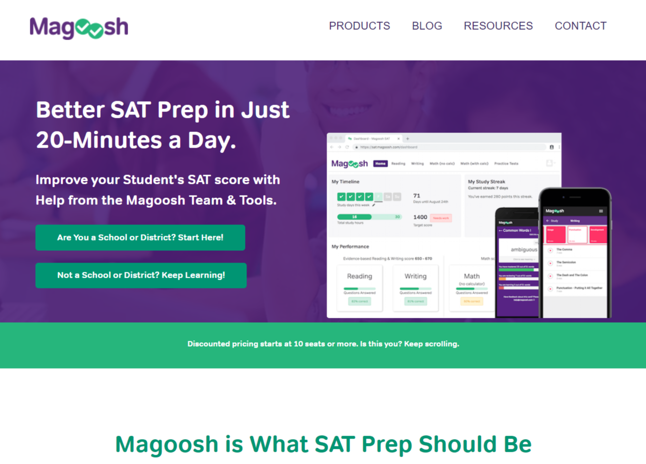 Magoosh Test Prep Products