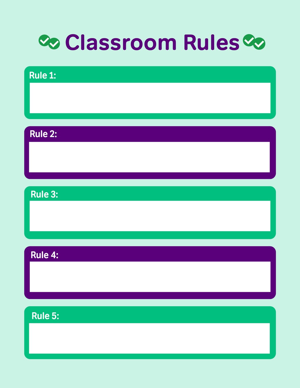 Top 10 Classroom Rules For Elementary School Students