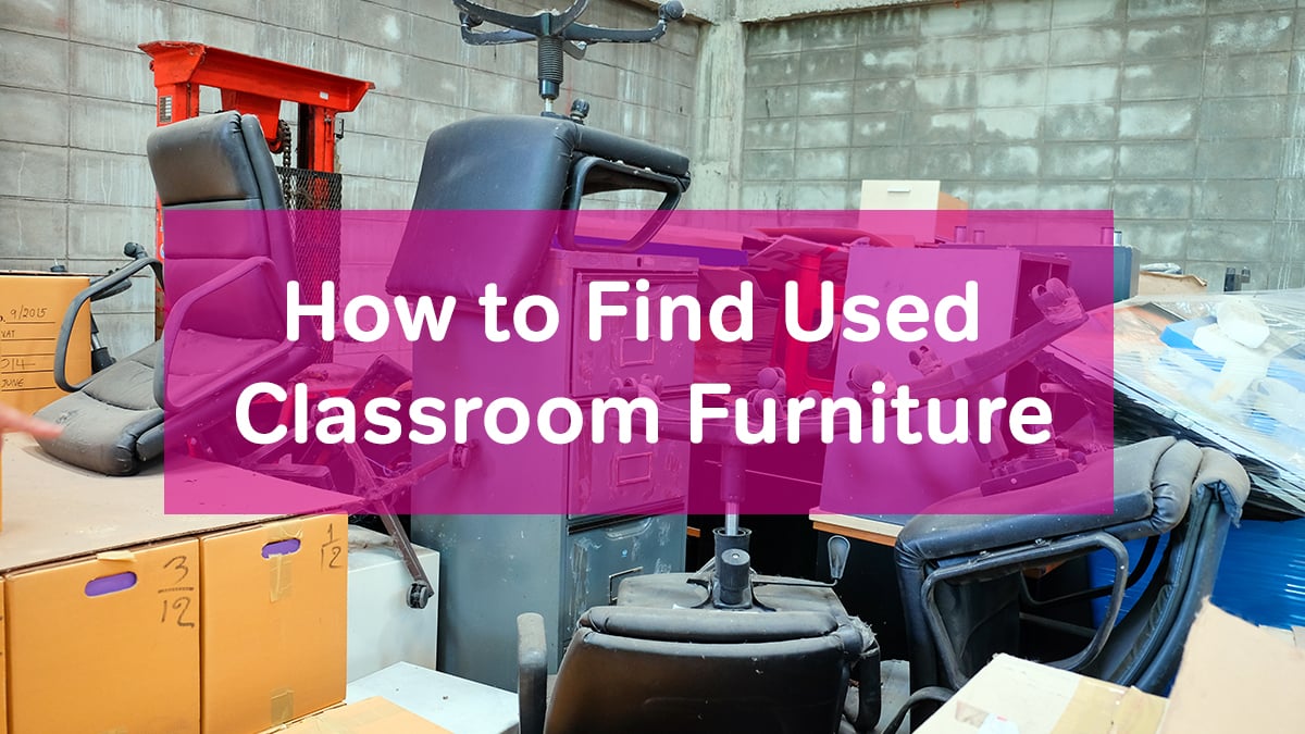 How to Find Used Classroom Furniture