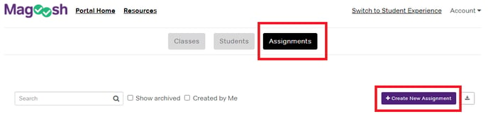 create individual assignment