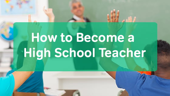 become a high school teacher